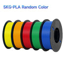 5KG Mix Colors PLA filament 1kg 1.75mm For 3D Printer PETG Material for 3D Printing filamento pla 3D Printer Filament