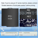 for Bambu Lab P2S P1S P1P A1 X1C Build Plate Bambulab X1 Carbon PEI Sheet PEO PET Spring Steel Sheet for Bambu Lab Build Plate