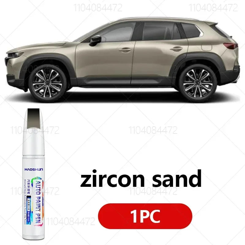 Paint Repair Pen Touch Up Scratch Remover DIY Auto Accessories Black White Sliver Red Blue Brown For Mazda CX5 2012-2025 KE KF