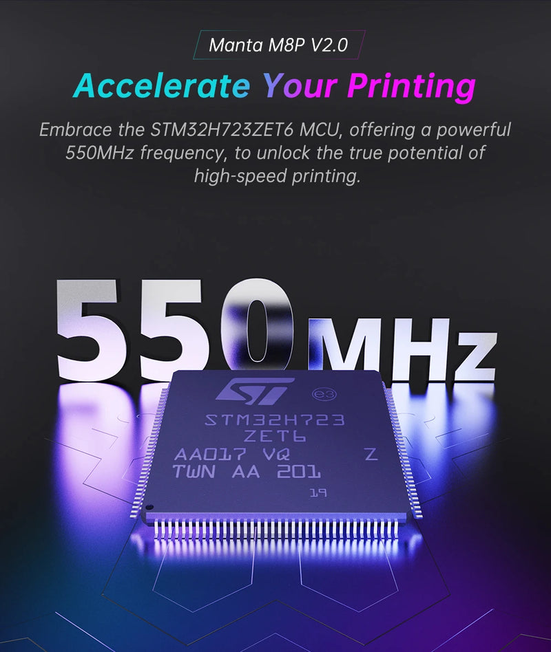 BTT Manta M8P V2.0 Motherboard Kit 32Bit for Klipper Raspberry Pi CM4 Ender 3 Silent High Performance 3D Printer Control Board