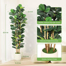 The Evergreen Statement | 5-7ft Artificial Fiddle Leaf Fig Tree