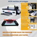 ACHI A3 DTF Printer R1390 A3 T-shirts Printier ROLL DTF Transfer Film Printer With DTF Oven For Fabric T-shirt Clothes EU STOCK