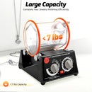 3kg Drehtrommel Schmuckpolierer mit 1 Beutel Polierperlen (110V/220V) Schmuckpolierer Poliermaschine DIY