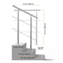 The Anchorage | Stainless Steel Outdoor Transitional Handrail System