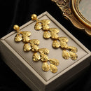 EILIECK 316L Stainless Steel Gold Color Long Pendant Tassel Drop Earrings For Women Fashion Trendy Ears Jewelry Wedding Gifts