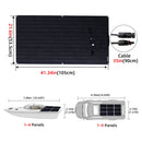 Solar Panel 12v Battery Charger 110W 220W 330W 440W 18V Flexible Monocrystalline  Solar Cell ETFE Film For Camping RV Boat