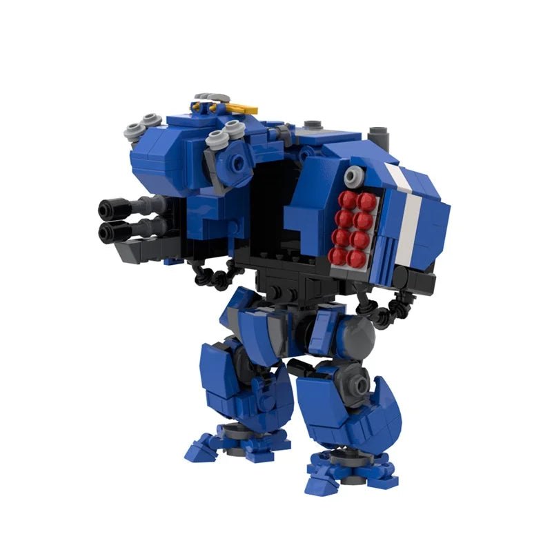 MOC Popular Game 40 K Ballistus Dreadnought Battle Robot Building Blocks High-Tech Mecha Warrior Bricks Toy Casual Ornament Gift