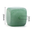 1pc Cube Natural Quartz Stone Incense Stick Holder Censer Crystal Healing Agate Incense Base Stand Burner Aromatherapy