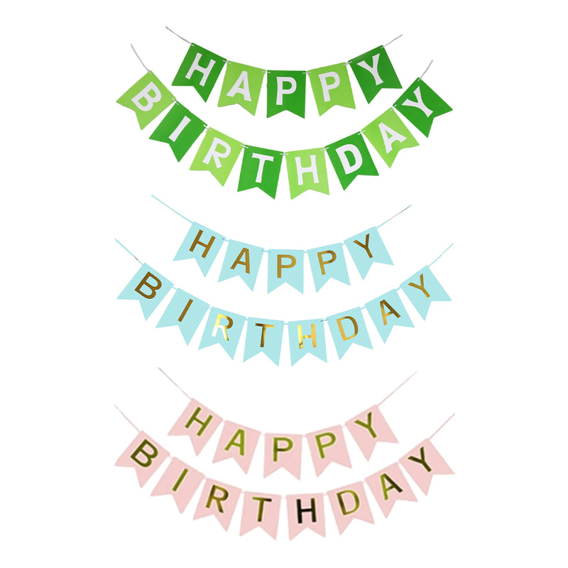 1pcs Set 16 4ft Macaron Paper Card For Birthday Party Happy Birthday Sign Happy Birthday Banner Birthday Decorations