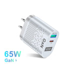 USLION AU EU US UK Stecker 65W GaN Ladegerät Tablet Laptop Schnellladegerät USB Typ C Quick Charger Handy-Ladegerät für iPhone POCO