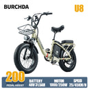 OTIDA U8 1000W45KM/H 20 Inch Electric Bicycle 48V31.5AH Lithium Battery Ebike 4.0 Fatbike Electric Bike for adults
