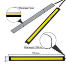 6 Stück superhelle 17 cm LED COB Nebelscheinwerfer Auto DRL LED-Streifen Tagfahrlichtleiste 12V 6500K Auto Innenraum Styling Lampe
