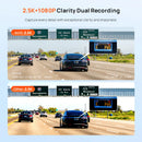70mai Dash Cam A410 Front 1440P Rear 1080P Car DVR Upgraded Ver. of 70mai A400 Car Recorder 24H Parking Mode Support Max 256GB