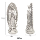 30 cm Mexiko Jungfrau Maria Statuetten Katholische Gottesmutter Guadalupe Skulptur Harz Religiöse Statue Heimzimmer Dekoration