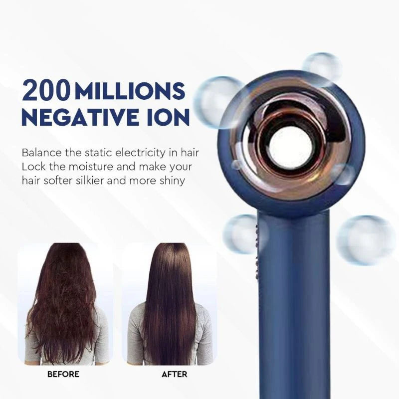 Professional Super Hair Dryer Personal Care Styling Negative Ion Salon Tool Constant Anion Electric Leafless