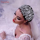 YouLaPan HP375 Wedding Crown Pearls Bridal Tiara Women Headband for Brides Hair Accessories Princess Hair Ornaments Headdress