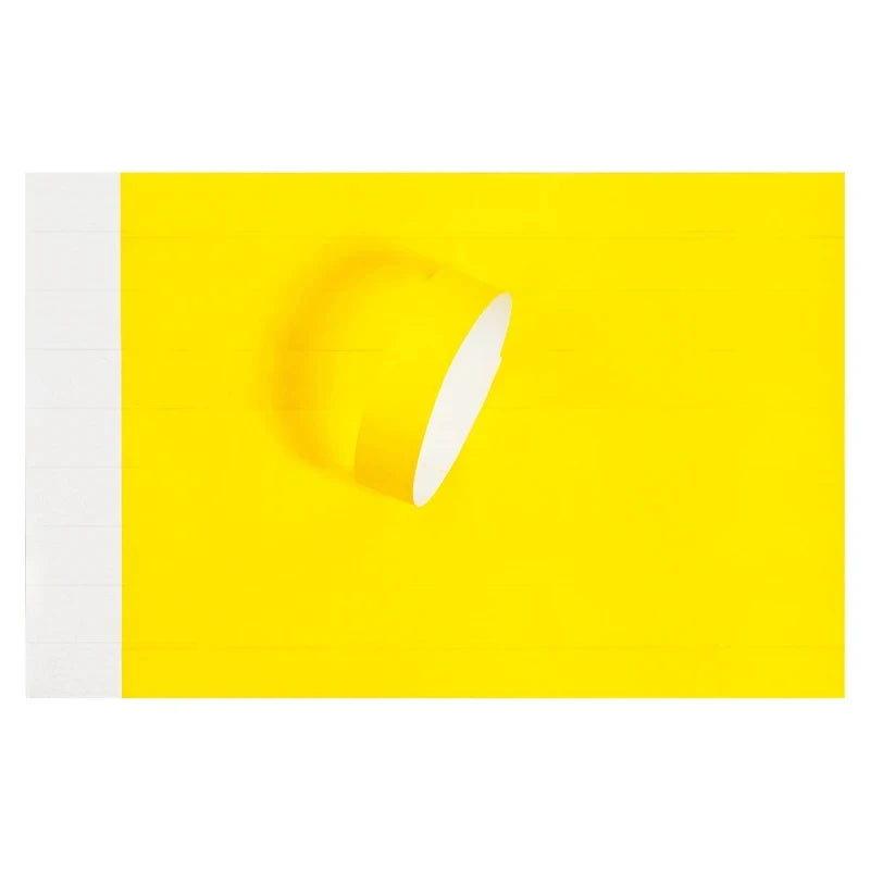 DUBAND 1000 Pcs No Logo Paper 3/4 Inch Wristbands for Event, Sport Wristband, Tyvek ID Festival Paper Bracelet