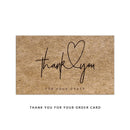 50Pcs Kraft Thank You Cards Small Business Supplies for Boutique Shops Thank You For Shopping Cards