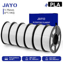 JAYO 3D Filament PLA +/PETG/PLA 1.75MM +/- 0.02MM 6Rolls Coloful Neatly Wound 3D Printing Material For 3D Printer&Pen 1.1KG/ROLL