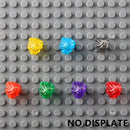 5PCS Cartoon Special Effects Pieces Arm Fist Wind Lightning Leg Flames Weapons Accessories Assemble Scene Bricks Kids for Toys