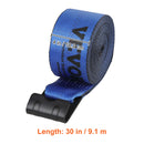 VEVOR 30/40ft Winch Truck Straps with Flat Hook Flatbed Tie Downs Cargo Control for Trailers Towing Farms Rescues Tree Saver