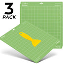 HTVRONT 6&3 Pack 12x12in Green PVC Adhesive Cutting Mat Base Plate Pad for Explore Air/Air2/Maker DIY Engraving Machine