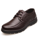 Neue hochwertige Echtleder-Schuhe Herren Loafers Mode Herren Freizeitschuhe Marke Mann Weiche Bequeme Schnürschuhe Schwarz ZH740