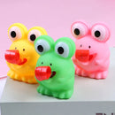 4Pcs Funny Sticking Tongue Out Frog Sensory Stress Relief Fidget Toys for Kids Birthday Party Favors Halloween Pinata Fillers