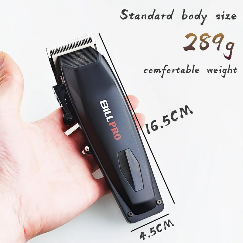 BiLL PRO BL350 Actual New Professional Gradient High Power Oil Head Hair Clipper 7500RPM  High Speed Hair Salon Cutting Trimmer