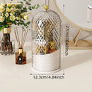 Rotating makeup brush storage box to give your dressing table a new look and easy storage