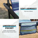 Tisetrail Portable Beach Chair For Adults Low Back Sling Chair With Cup Holder Folding Mesh Sand Chair Lightweight Lawn Chair Fo