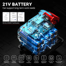 ONEVAN 15000mAh 22500mAh Lithium Ion Battery Rechargeable Battery With Charger Electric Wrench Power Tool For Makita 21V Battery Pin Tool