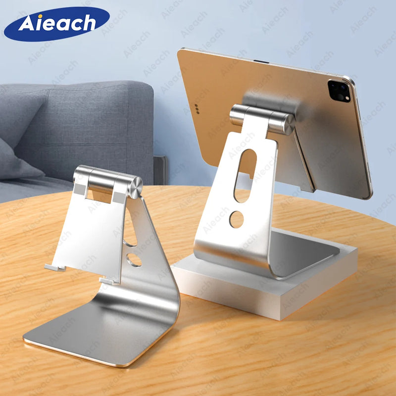 Tablet Stand Multi-Angle Adjustable, Desktop Stand Holder Dock Compatible with Tablet and Phones 4-11" Such as iPad Pro iPhone