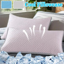 The Subzero Rest | Ice Bean Cooling Pillowcase Set — 48x74cm, Japanese Q-Max Fabric