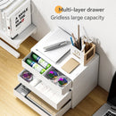 6-Tier Desk Organizer with Drawers Box Office Supplies Jewelry Cosmetics Storage Portable Divider Box Lipstick Skincare Holder