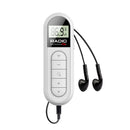 Mini Pocket FM Radio 76-108MHZ Portable Radio Receiver with Backlight LCD Display Walkman Radio for Meeting Sports Tourist Guide