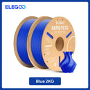 ELEGOO Rapid PETG Filament 1.75mm 1KG,High Speed 30-600mm/s 3D Printer Filament 1kg Fits for Most FDM 3D Printers