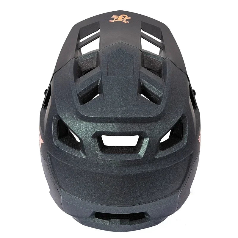 Batfox 3/4 BMX Bicycle Helmet Mtb OFF Road Half Helmet Mountain Bike Race Integrated Ear Protection Off-Road Cycling Helmet