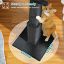 Large Cat Scratching Post for Indoor Cats Adults Ultimate Scratch Post with Woven Sisal Dangling Ball Tall Cat Scratcher Cat Toy
