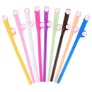 New Bachelorette Party Penis Straws Plastic Novelty Nude Dick Drink Straw For Hen Night Bar Decor Wedding Team Bride Supplies