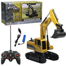 RC Car Children Toys Remote Control Alloy Car Toys For Boys Radio Control Excavator Dump Truck Bulldozer Electric Car Kids Gifts