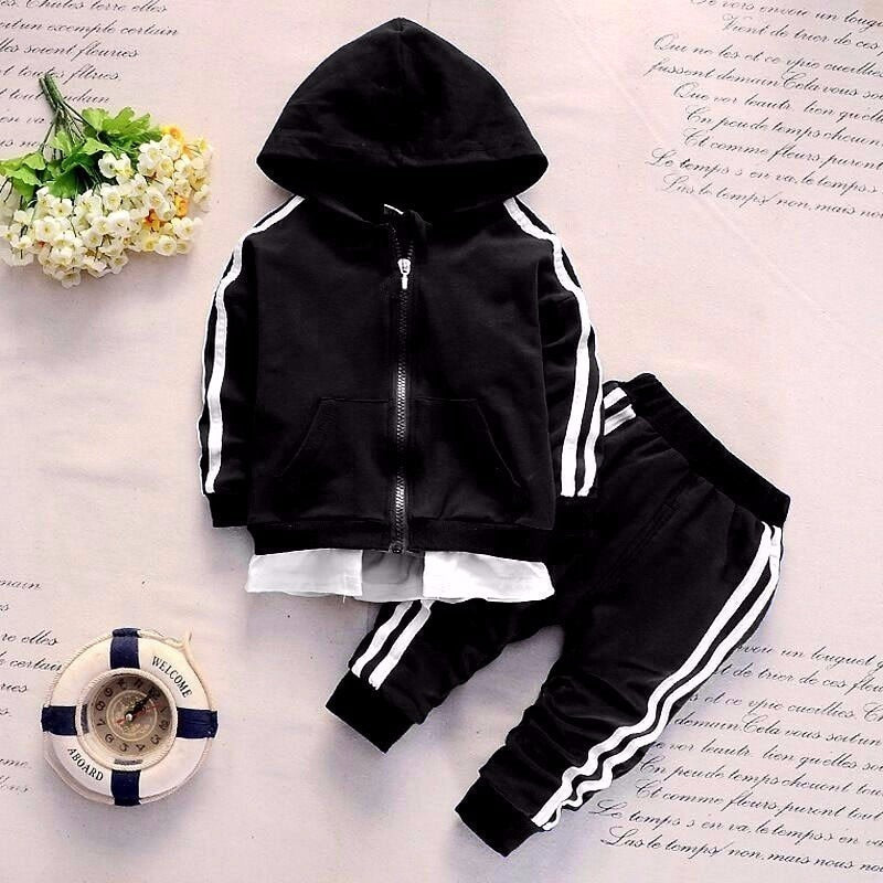 Fashion Spring Autumn Baby Girl Clothes Set Children Boys Cartoon T-Shirt Pants 2Pcs/sets Toddler Casual Costume Kids Tracksuits