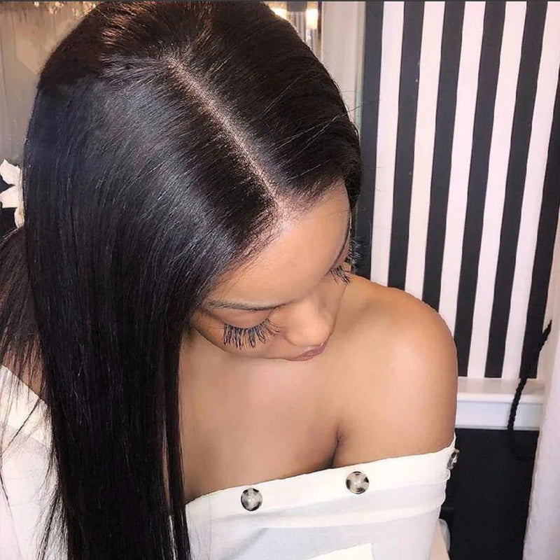 Bone Straight Human Hair Bundle with Frontal Long 30 bundles with Lace Frontal Hair Brazilian Hair Weave Bundles With Closure