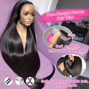 The Mirrorline | 40-Inch Bone Straight HD Lace Front Wig, Brazilian Remy