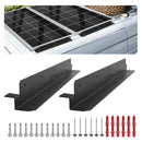 CP-SETUNO 2PCS Z-shaped Solar Panel Holder, Solar Panel 50-450w, Suitable for Motorhomes, Boats and Wall Mounting, for One Solar