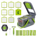 The Prep Architect | 22-in-1 Stainless Steel Vegetable Chopper & Slicer System