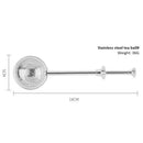 1PC Tea Strainers Stainless Steel Tea Strainers For Loose Tea Fine Mesh Food Grade Fine Tea Filter Reusable Tea Leaf Infuser