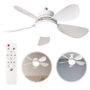 Silent Ceiling Fan with LED Light Remote Control Electric Cordless Fan Universal Dimming Fan for Dining Room Bedroom Living Room