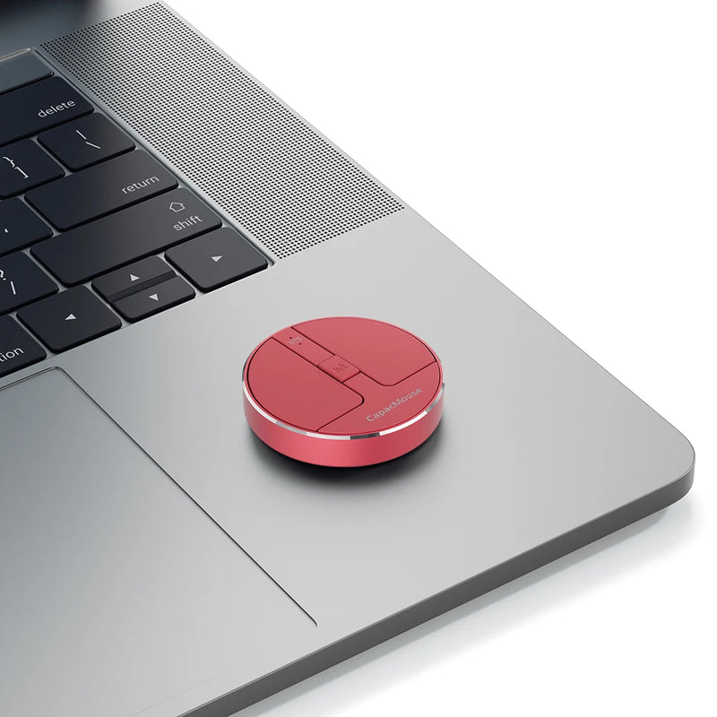 Wireless Mouse 3 Mode BT 5.2/2.4G/USB Mini Capacitive Mouse Cordless Mice 3 Adjustable DPI Rechargeable with USB Receiver for PC