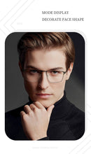 JMISUS 2025 New Arrivals Square Prescription Glasses Men Business Progressive Eyewear Plastic steel Custom Optical Eyeglasses